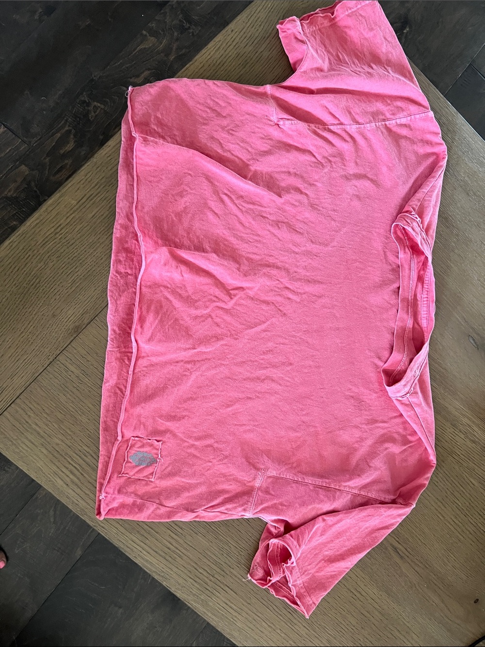Women’s Free People light red cropped t-shirt